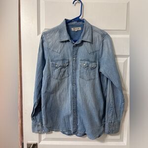 Madewell Western Relaxed Jean Blouse